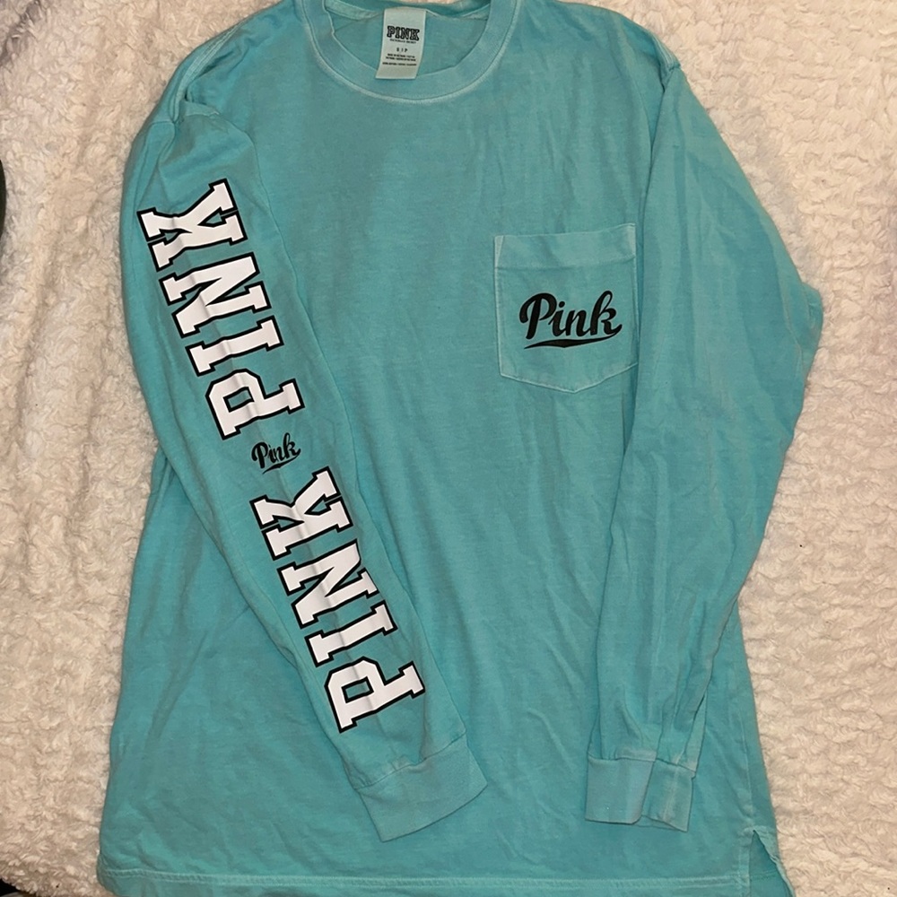 Victoria secret pink long sleeve tshirt small